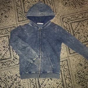Acid wash hoodie